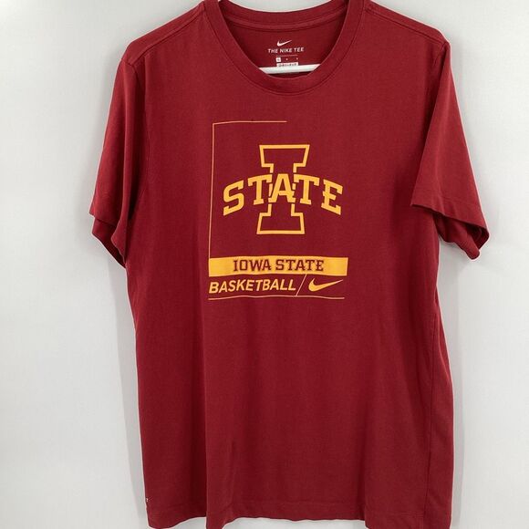 Men’s Nike Iowa State Cyclones Basketball‎ Tee Shirt - Large - Picture 2 of 8